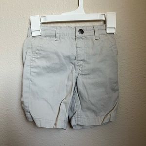 Toddler Boy Off White Shorts
